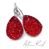 Big as Texas Autumn Teardrop Dangles -Fall Earrings