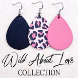 1.5" Wild About Love Mini Collection (leather) -Earrings