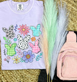 Bunny Head Collage Tees - PLEASE ALLOW 10-12 BUSINESS DAYS FOR SHIPPING