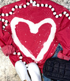 Graffiti Heart Sweatshirt - PLEASE ALLOW UP TO 10 BUSINESS DAYS FOR SHIPPING