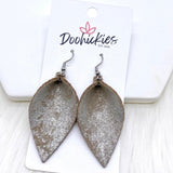 2" Silver Cloud Petals (Smaller Version) -Earrings