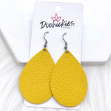 2" Daisy Mini Collection (Leather)- Earrings