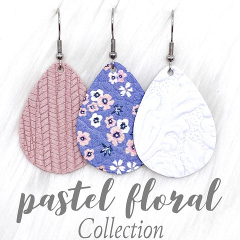 1.5" Pastel Floral Mini Collection -Earrings