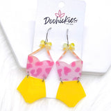 2.5" The Nancy Tankini Acrylics -Summer Earrings