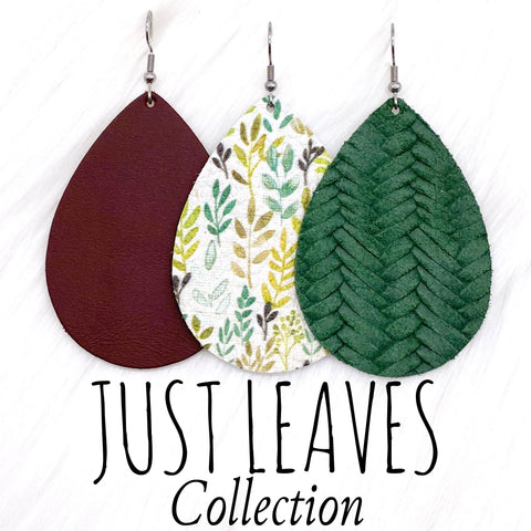 2.5" Just Leaves Mini Collection- Fall Earrings