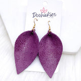 2.5" Glazed Petals- Fall Earrings