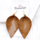 2.5" Glazed Petals- Fall Earrings