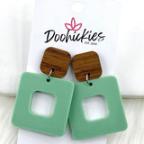 2" Fall Cubie Earrings