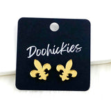 Fleur de Lis Studs (3 Color Options) - Earrings (Copy)