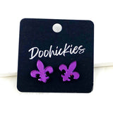 Fleur de Lis Studs (3 Color Options) - Earrings (Copy)