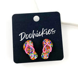 20mm Summery Flip Flop Studs- Summer Earrings