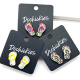 20mm Summery Flip Flop Studs- Summer Earrings