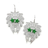 2" Fan Glam Mascot Dangles: INDIANS - Custom Spirit Earrings