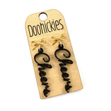 1.75" Cheers to the New Year Acrylic Dangle Earrings