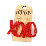 Lil' XOXO Acrylic Dangles - Valentines Earrings