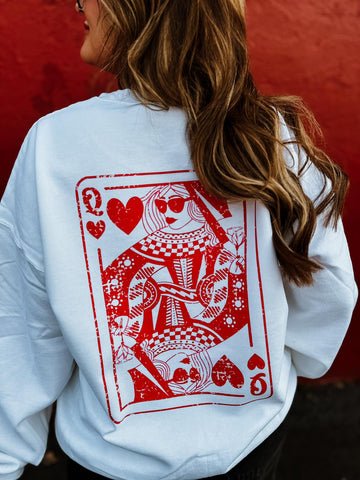 Queen of Hearts Sweatshirt - PRE-SALE CLOSES FRI, 1/17 @ MIDNIGHT