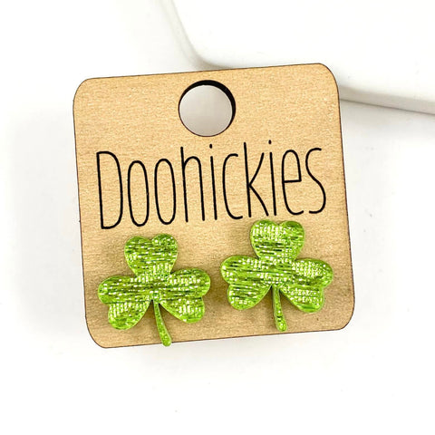 15mm Lucky Shamrock Studs - St. Patrick's Day Earrings (Copy)