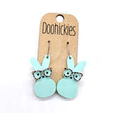 Nerdy Bunny Dangles - Easter Earrings