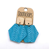 The Sunny Daze Collection - Spring Leather Earrings