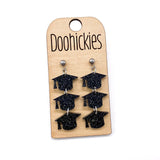 Dainty Cool Grad Cap Dangle Drops - Graduation Earrings (Copy)