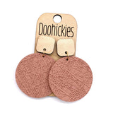 The Cosmo Blooms Piggyback Collection - Spring Leather Earrings