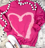 Graffiti Heart Sweatshirt - PLEASE ALLOW UP TO 10 BUSINESS DAYS FOR SHIPPING