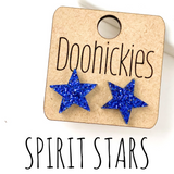 15mm School Spirit Star Studs - Spirit Earrings