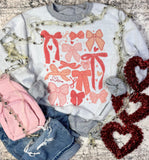 Vintage Inside Out Valentine Sweatshirts - PLEASE ALLOW 5-7 BUSINESS DAYS FOR SHIPPING