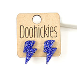 20mm School Spirit Lightning Bold Studs - Custom Spirit Earrings