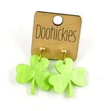 Lil' Sparkle & Shimmer Shamrock Collection - St. Patrick's Day Earrings