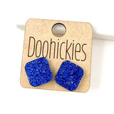 14mm School Spirit Square Studs - Custom Spirit Earrings