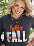 Sync Logic Hello Fall Applique Sweatshirt - PLEASE ALLOW 3-5 BUSINESS DAYS FOR SHIPPING