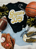 Sync Logic - Big Game Day Retro Glitter Tee - PLEASE ALLOW 3-5 BUSINESS DAYS FOR SHIPPING