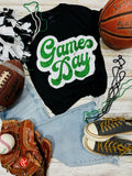 Sync Logic - Big Game Day Retro Glitter Tee - PLEASE ALLOW 3-5 BUSINESS DAYS FOR SHIPPING