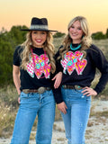 Callie Ann Stelter Trio of Hearts Tee & Sweatshirt - PLEASE ALLOW 3-5 BUSINESS DAYS FOR SHIPPING