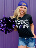 Sync Logic - Touchdown with Sequin Football Tee - PLEASE ALLOW 3-5 BUSINESS DAYS FOR SHIPPING