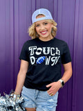 Sync Logic - Touchdown with Sequin Football Tee - PLEASE ALLOW 3-5 BUSINESS DAYS FOR SHIPPING