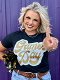 Sync Logic - Big Game Day Retro Glitter Tee - PLEASE ALLOW 3-5 BUSINESS DAYS FOR SHIPPING