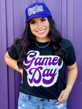 Sync Logic - Big Game Day Retro Glitter Tee - PLEASE ALLOW 3-5 BUSINESS DAYS FOR SHIPPING