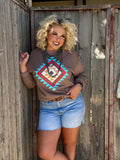 Ryanne's Fall Aztec Sweatshirt - PLEASE ALLOW 3-5 BUSINESS DAYS FOR SHIPPING