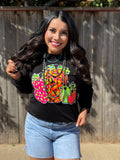 Callie Ann Stelter Neon Pumpkins Vneck & Sweatsshirts - PLEASE ALLOW 3-5 BUSINESS DAYS FOR SHIPPING