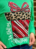 Callie Ann Stelter Candy Cane Present Tee & Sweatshirt - PLEASE ALLOW 3-5 BUSINESS DAYS FOR SHIPPING