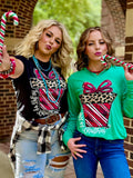 Callie Ann Stelter Candy Cane Present Tee & Sweatshirt - PLEASE ALLOW 3-5 BUSINESS DAYS FOR SHIPPING