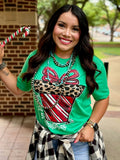 Callie Ann Stelter Candy Cane Present Tee & Sweatshirt - PLEASE ALLOW 3-5 BUSINESS DAYS FOR SHIPPING