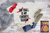 Favorite Season- Softball- PLEASE ALLOW 3-5 BUSINESS DAYS FOR SHIPPING