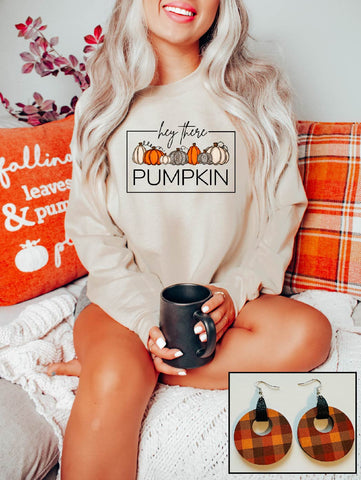 Hey There Pumpkin- Pumpkins - PLEASE ALLOW 3-5 DAYS FOR SHIPPING