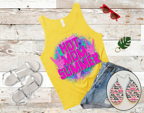 Hot Mom Summer- Tank - PLEASE ALLOW 3-5 BUSINESS DAYS FOR SHIPPING