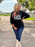 Sync Logic Hello Fall Applique Sweatshirt - PLEASE ALLOW 3-5 BUSINESS DAYS FOR SHIPPING