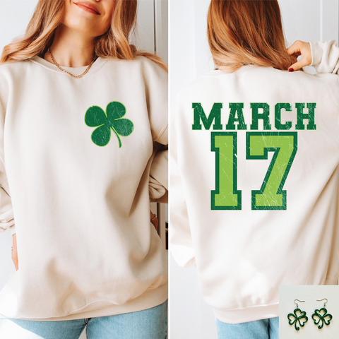 March 17 Sand Sweatshirt - PLEASE ALLOW 3-5 BUSINESS DAYS FOR SHIPPING