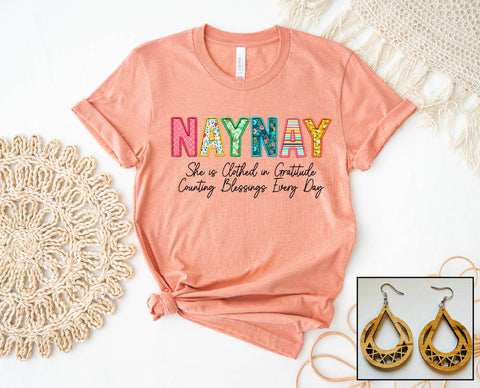 NayNay- Floral Stitch - PLEASE ALLOW 3-5 BUSINESS DAYS FOR SHIPPING